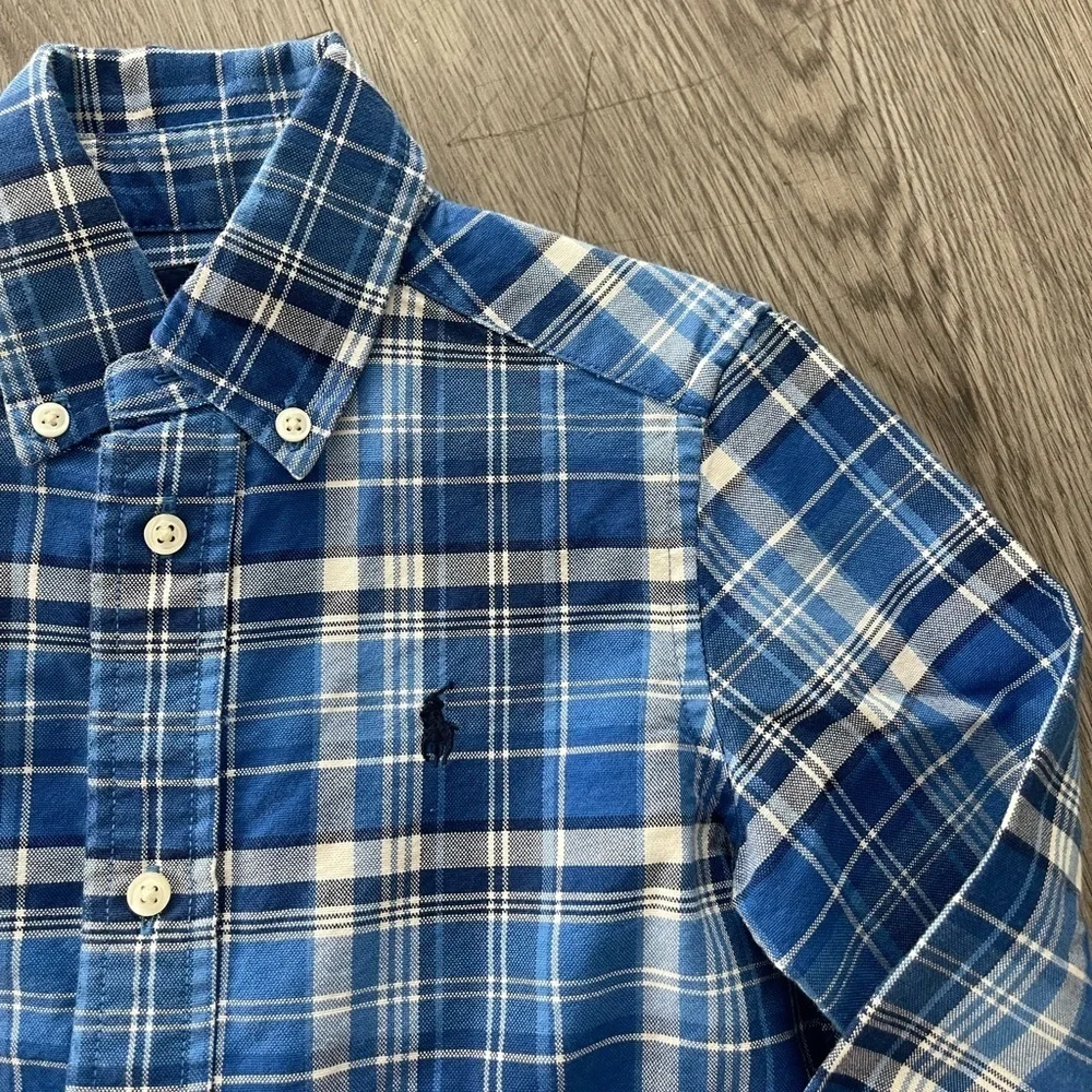 Ralph Lauren blue flannel